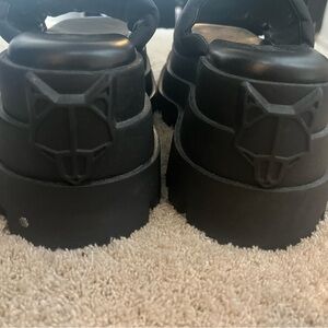Naked Wolfe Black Platform Shoes